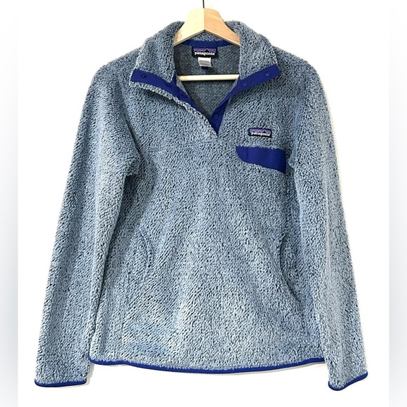 Patagonia‎ Re-Tool Snap-T Fleece Pullover Blue Marled S - Picture 1 of 3